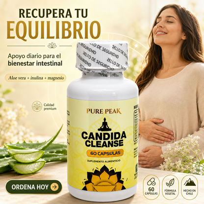 🌿 Cándida Cleanse Original - Limpieza intestinal profunda para reducir hinchazón y mejorar tu digestión🍄