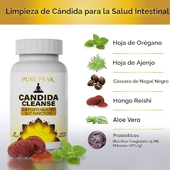 🌿 Cándida Cleanse Original - Limpieza intestinal profunda para reducir hinchazón y mejorar tu digestión🍄