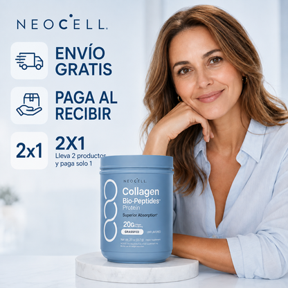✨ NeoCell® Colágeno - Bio-Peptides™: Rejuvenece desde adentro 💧