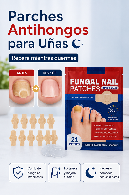 Parches Antihongos - Recupera tus Uñas en Días