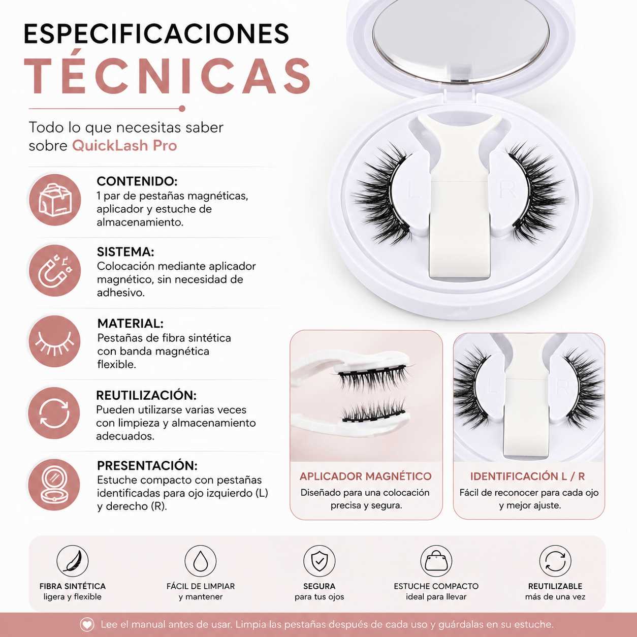 InstaLash Pro — Kit de Pestañas Magnéticas